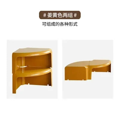 Nordic Circular Coffee Table Modern Design Creative Small
