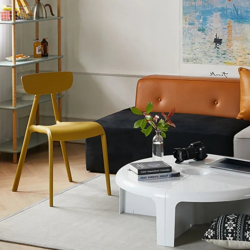 Nordic Circular Coffee Table Modern Design Creative Small
