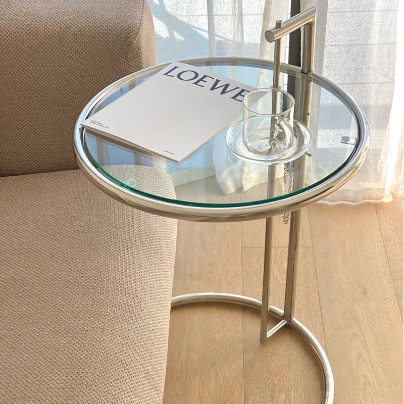 Nordic Creative Glass Lift Coffee Table Transparent Sofa