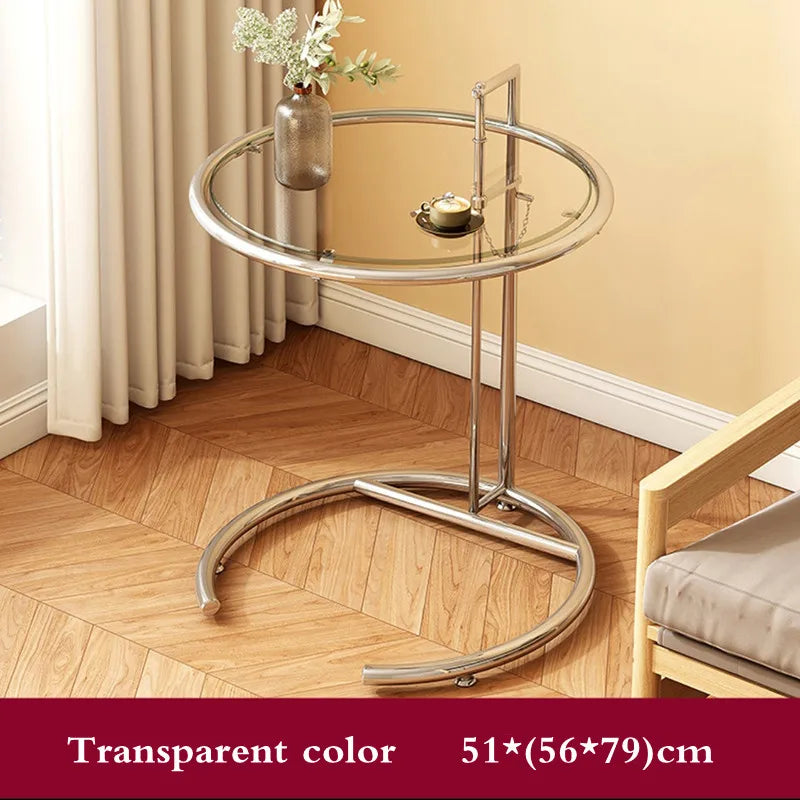 Nordic Creative Glass Lift Coffee Table Transparent Sofa