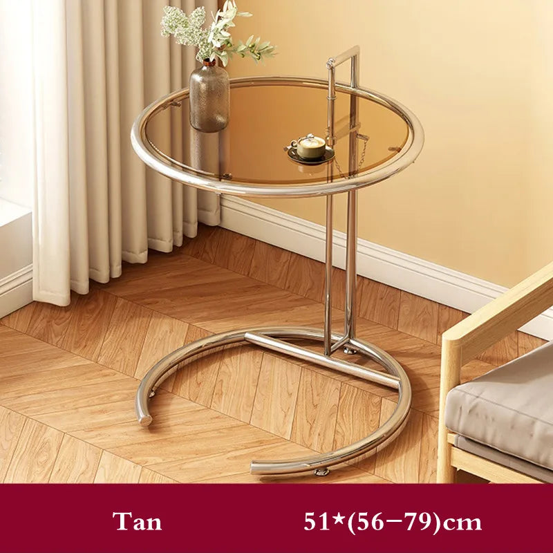 Nordic Creative Glass Lift Coffee Table Transparent Sofa