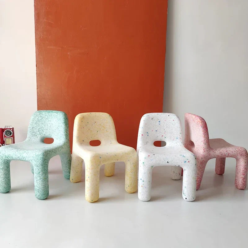 Nordic Dining Chairs for Home, Bench with Back,