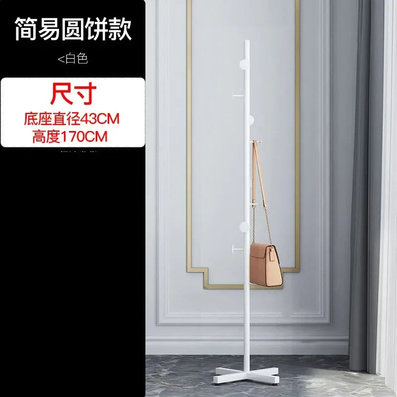 Nordic Gold Standing Coat Rack Modern Quality Metal