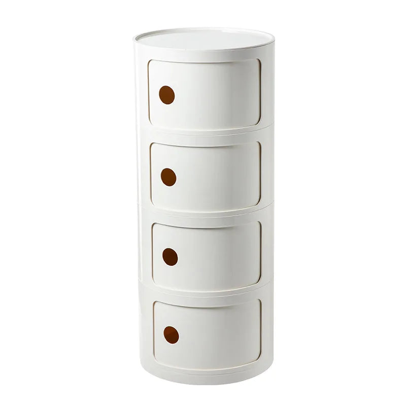 Nordic Ins Network Red Bedside Cabinet Modern Simple
