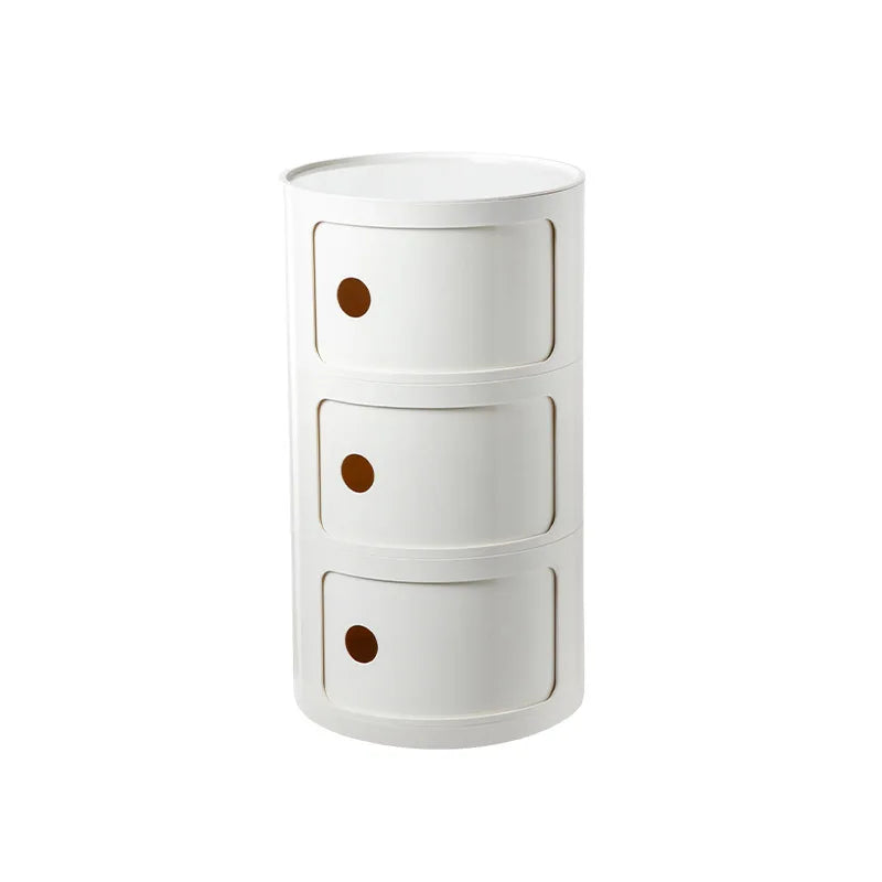 Nordic Ins Network Red Bedside Cabinet Modern Simple
