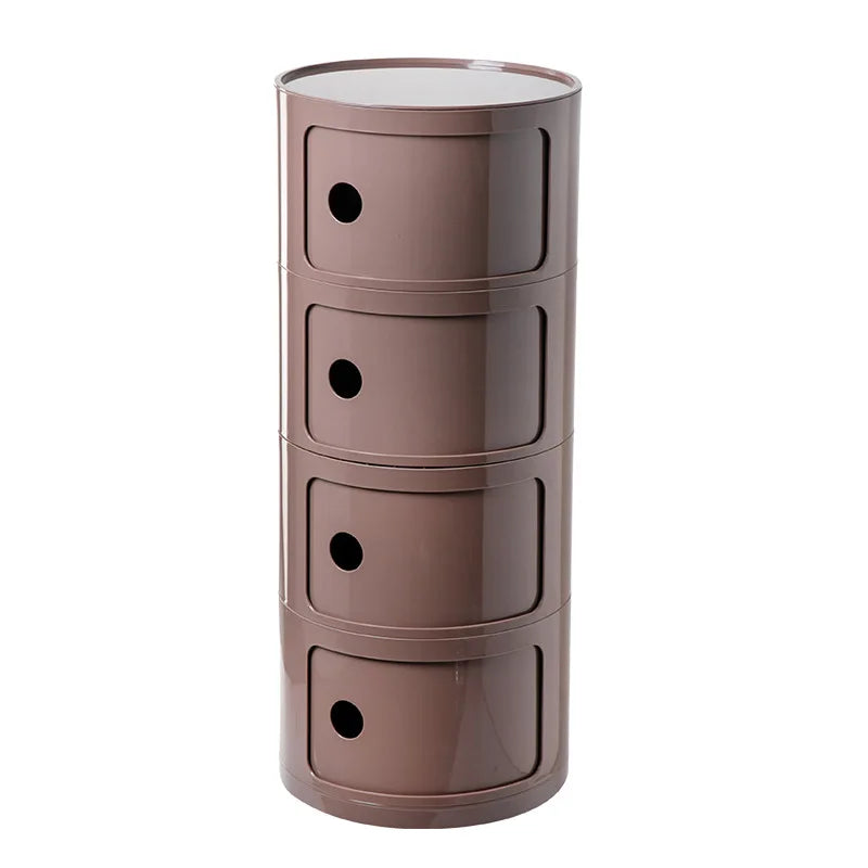 Nordic Ins Network Red Bedside Cabinet Modern Simple
