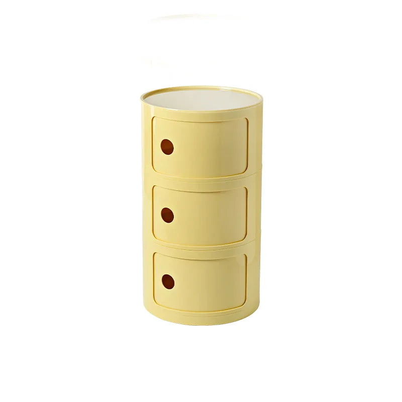 Nordic Ins Network Red Bedside Cabinet Modern Simple