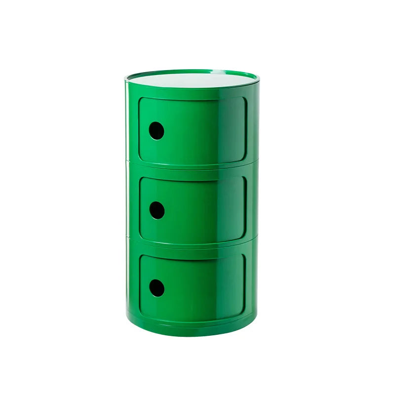 Nordic Ins Network Red Bedside Cabinet Modern Simple