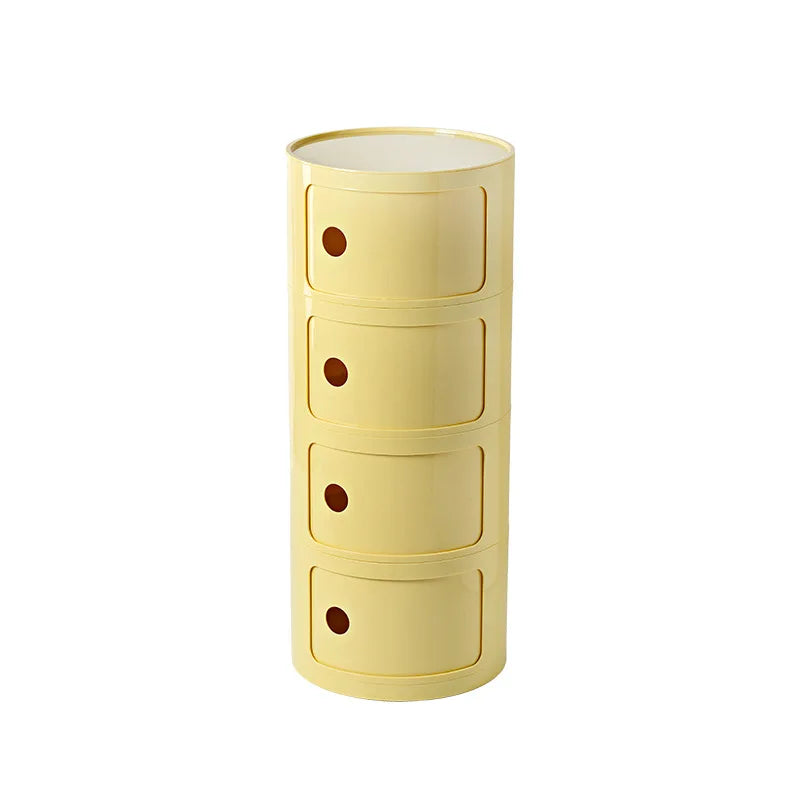 Nordic Ins Network Red Bedside Cabinet Modern Simple