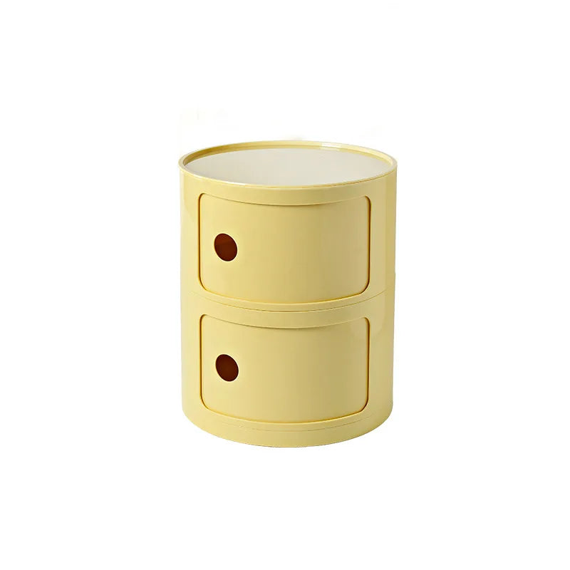 Nordic Ins Network Red Bedside Cabinet Modern Simple