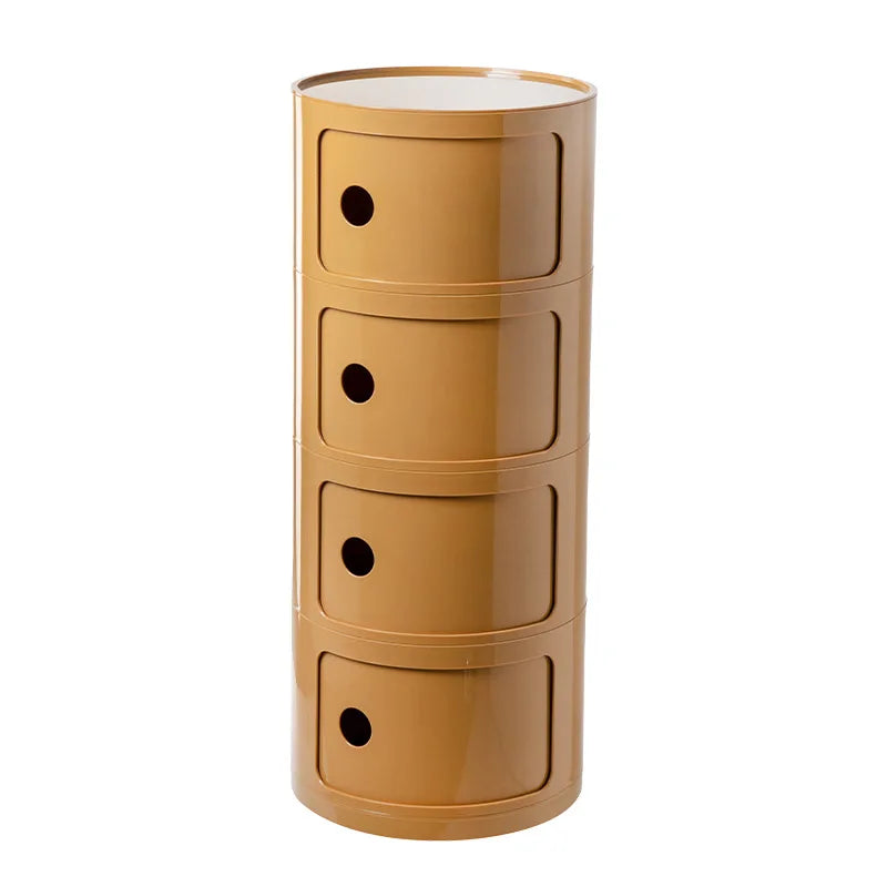 Nordic Ins Network Red Bedside Cabinet Modern Simple