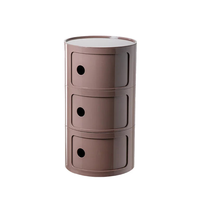 Nordic Ins Network Red Bedside Cabinet Modern Simple