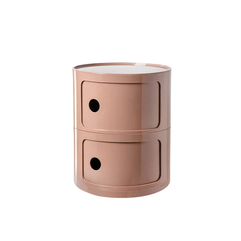 Nordic Ins Network Red Bedside Cabinet Modern Simple