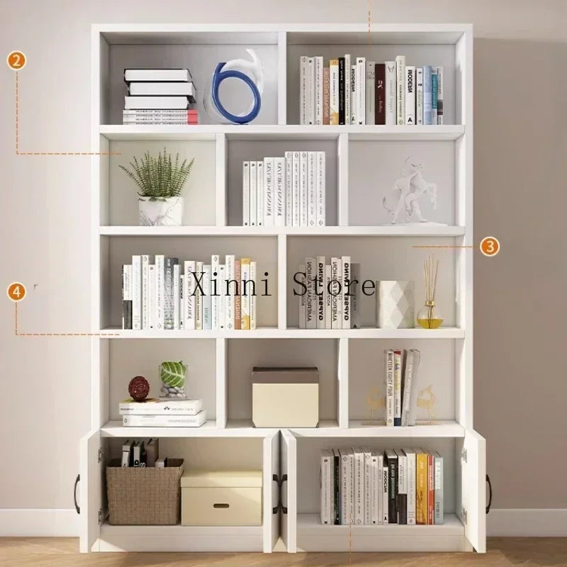 Nordic Kitchen Bookcase Display Cabinet Magazine Rack Bookcase