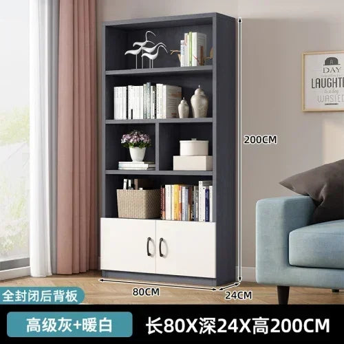 Nordic Kitchen Bookcase Display Cabinet Magazine Rack Bookcase