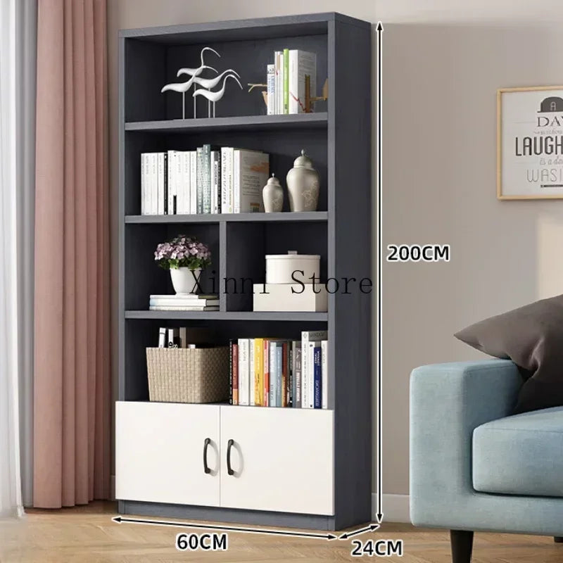 Nordic Kitchen Bookcase Display Cabinet Magazine Rack Bookcase