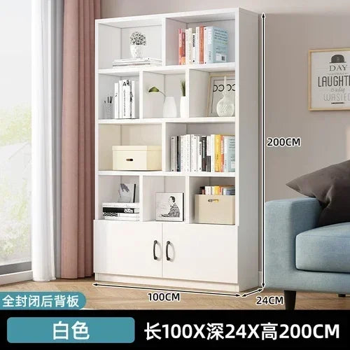 Nordic Kitchen Bookcase Display Cabinet Magazine Rack Bookcase