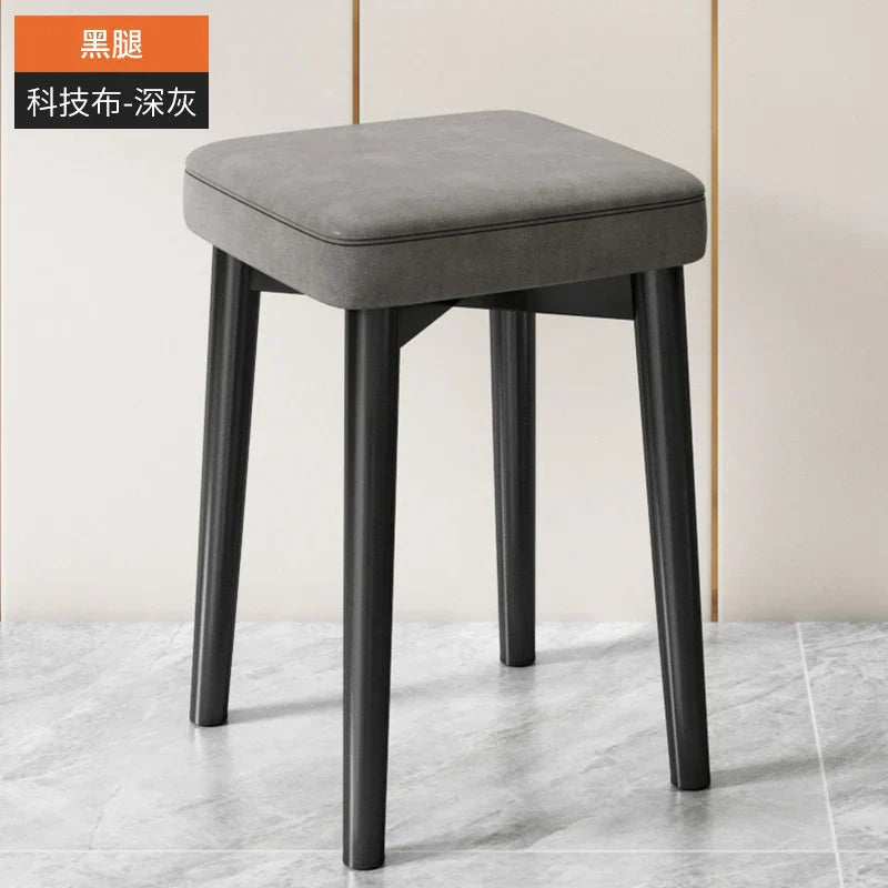 Nordic Luxury Dining Chairs Home Stackable Stools Modern