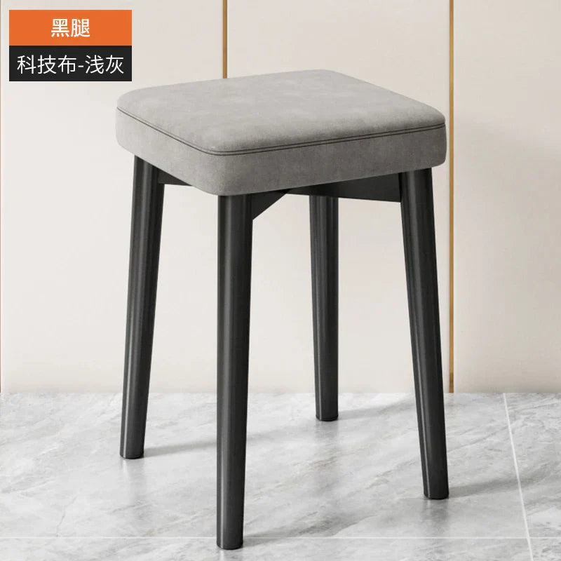 Nordic Luxury Dining Chairs Home Stackable Stools Modern