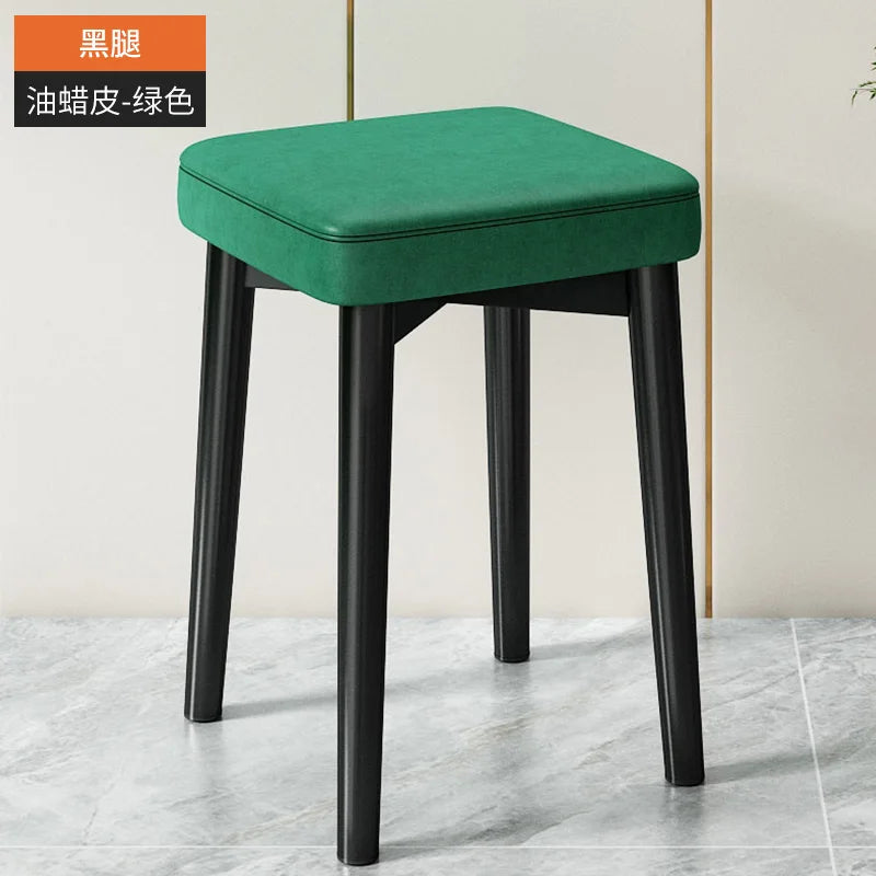 Nordic Luxury Dining Chairs Home Stackable Stools Modern