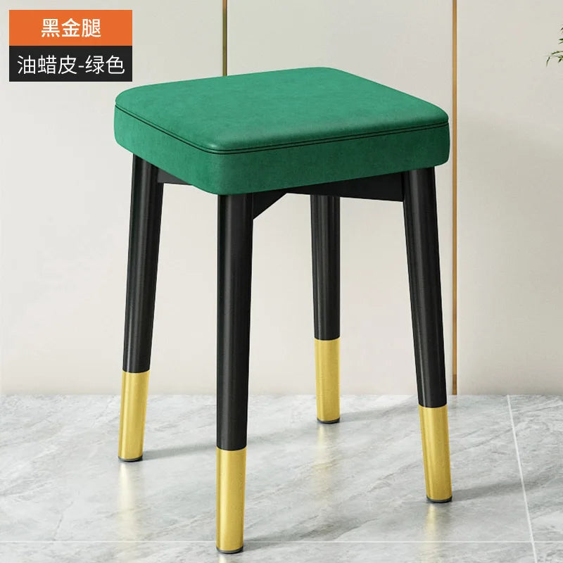 Nordic Luxury Dining Chairs Home Stackable Stools Modern