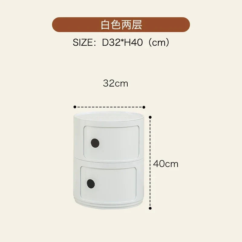 Nordic Modern Nightstands Small Space Cute Kawaii Mini