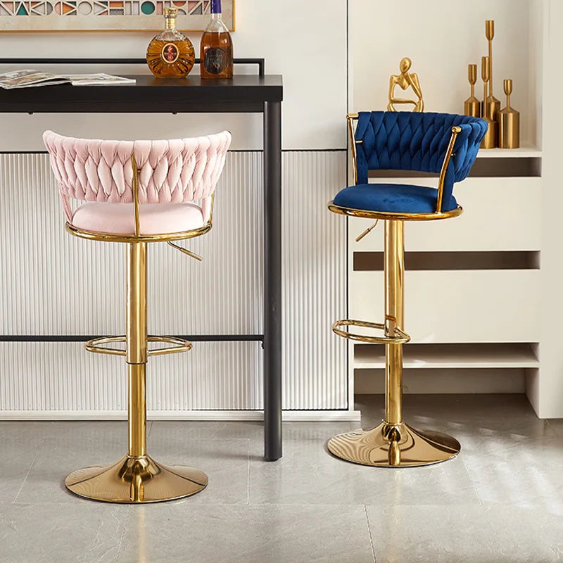 Nordic Rotating Lifting Bar Chair High Foot Stool