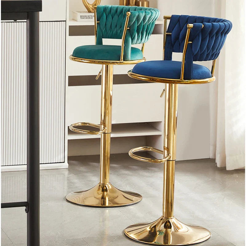 Nordic Rotating Lifting Bar Chair High Foot Stool