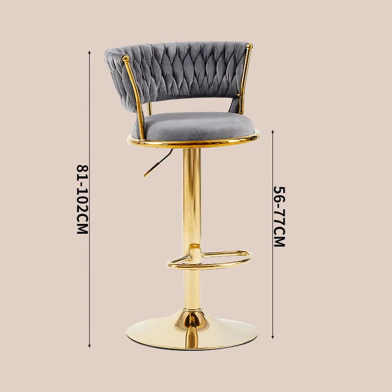 Nordic Rotating Lifting Bar Chair High Foot Stool