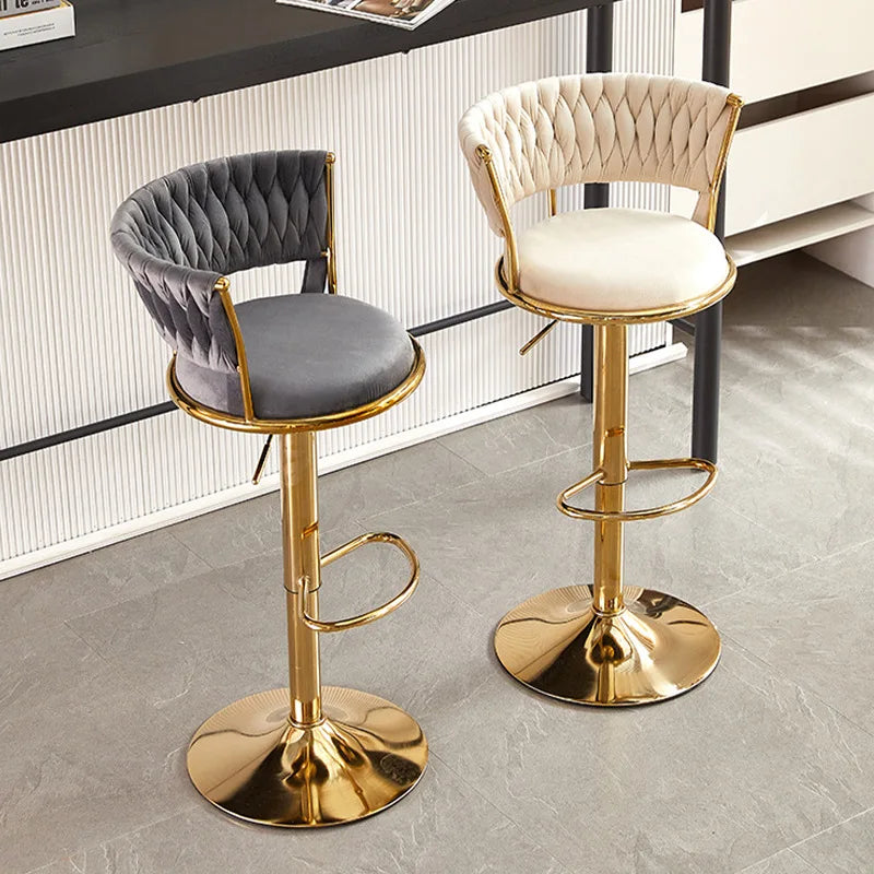 Nordic Rotating Lifting Bar Chair High Foot Stool