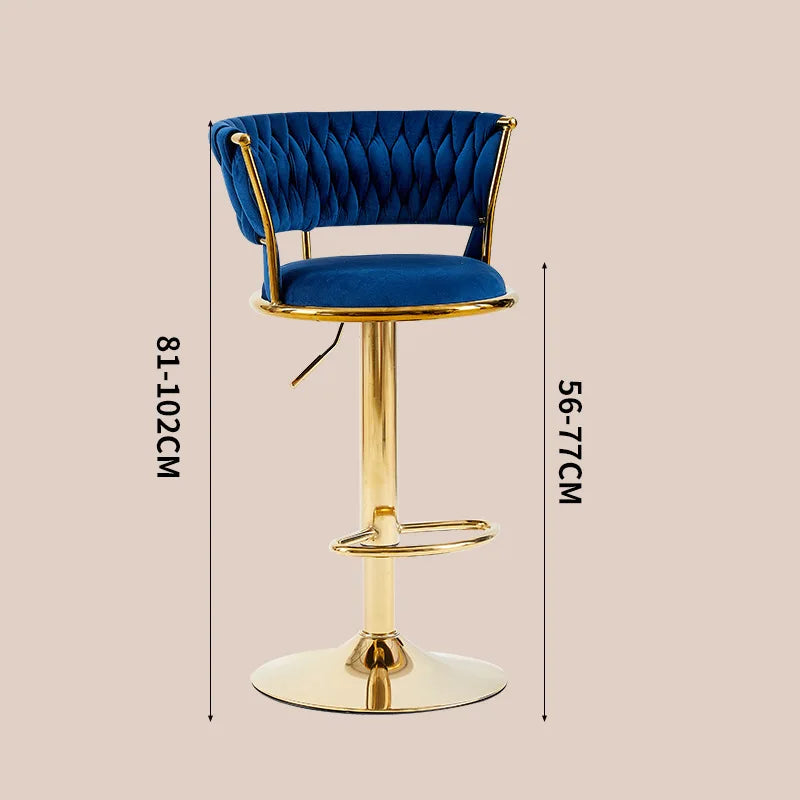 Nordic Rotating Lifting Bar Chair High Foot Stool