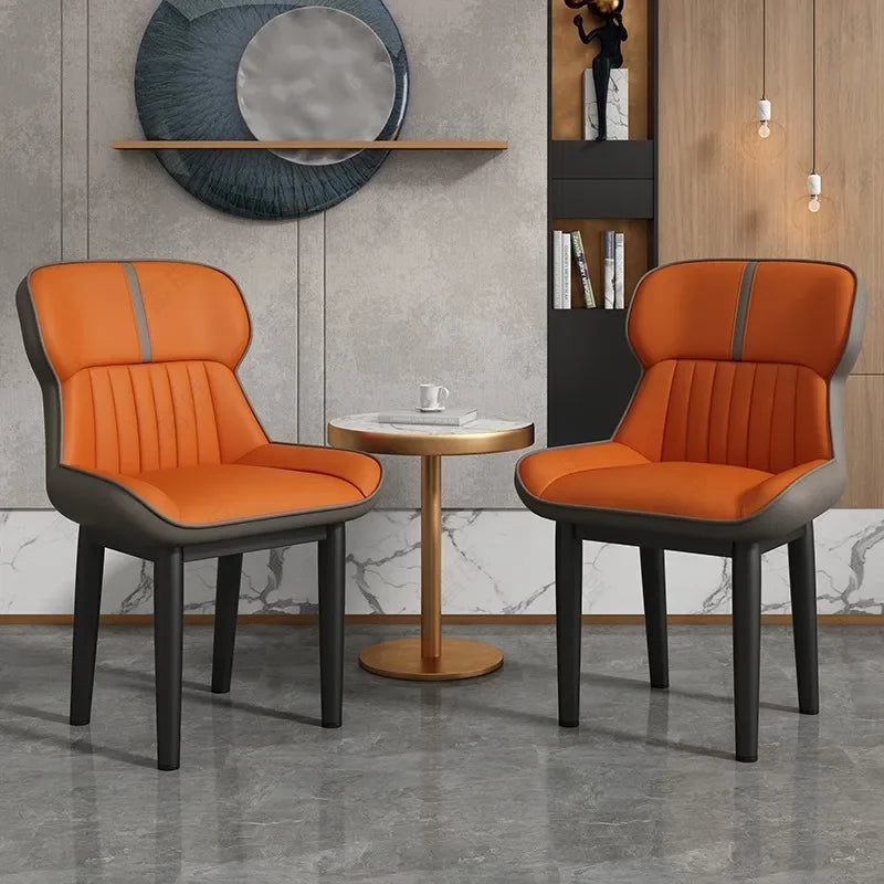 Nordic restaurant chair family dining table luxury armchair
