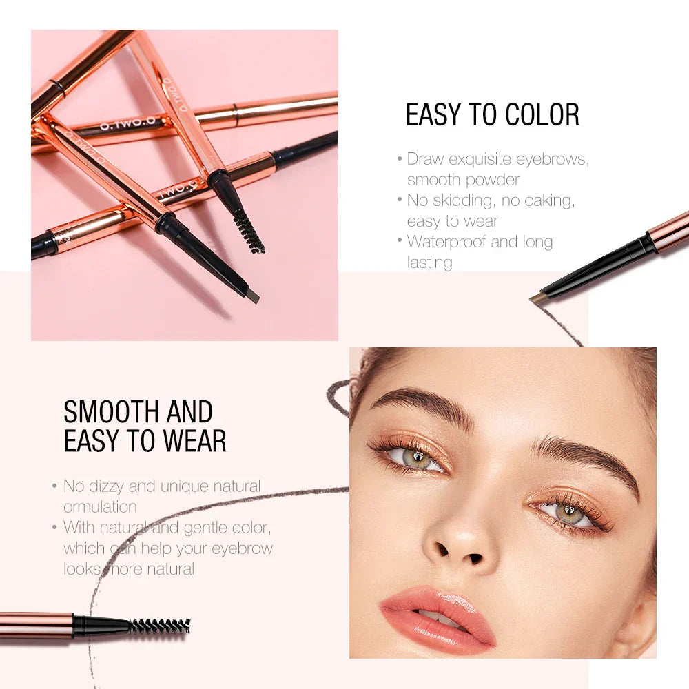 O.TWO.O Mascara Eyebrow Pencil Makeup Set Waterproof Long-lasting