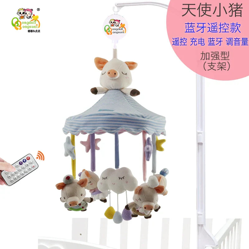 Baby Bed Bell Fabric Music Rotate Bedside Bell