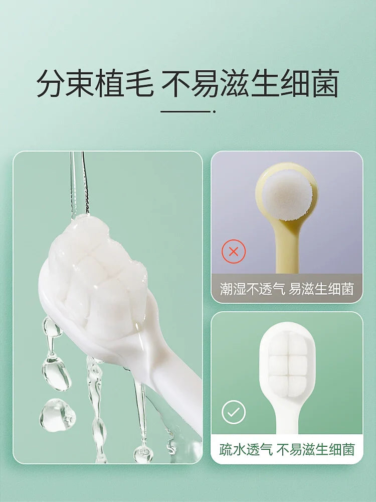 Children's Toothbrush Soft Fur Baby 0-1 1-2 to