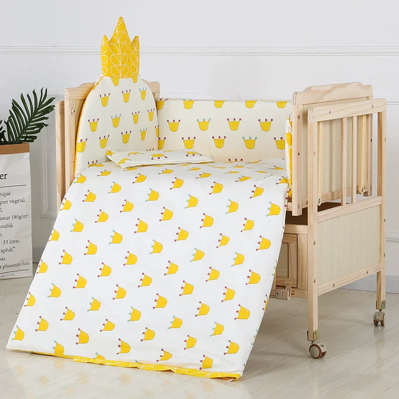 Baby Crib Electric Cradle Bed Patchwork Big Bed