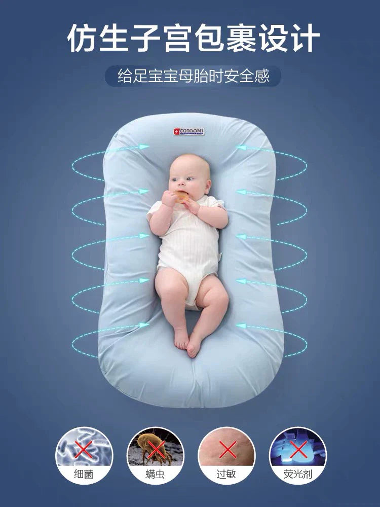 Portable Bed Bed Crib Newborn Comfort Anti-Shock Uterus