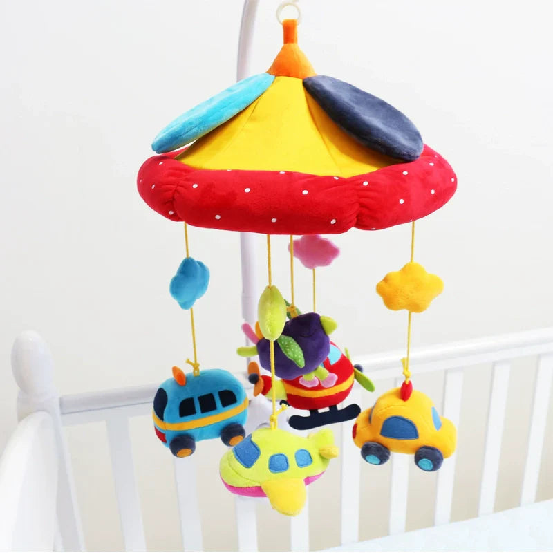 Baby Bed Bell Fabric Music Rotate Bedside Bell