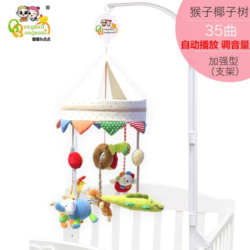 Baby Bed Bell Fabric Music Rotate Bedside Bell