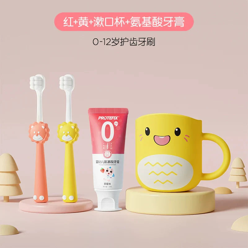 Children's Toothbrush Soft Fur Baby 0-1 1-2 to