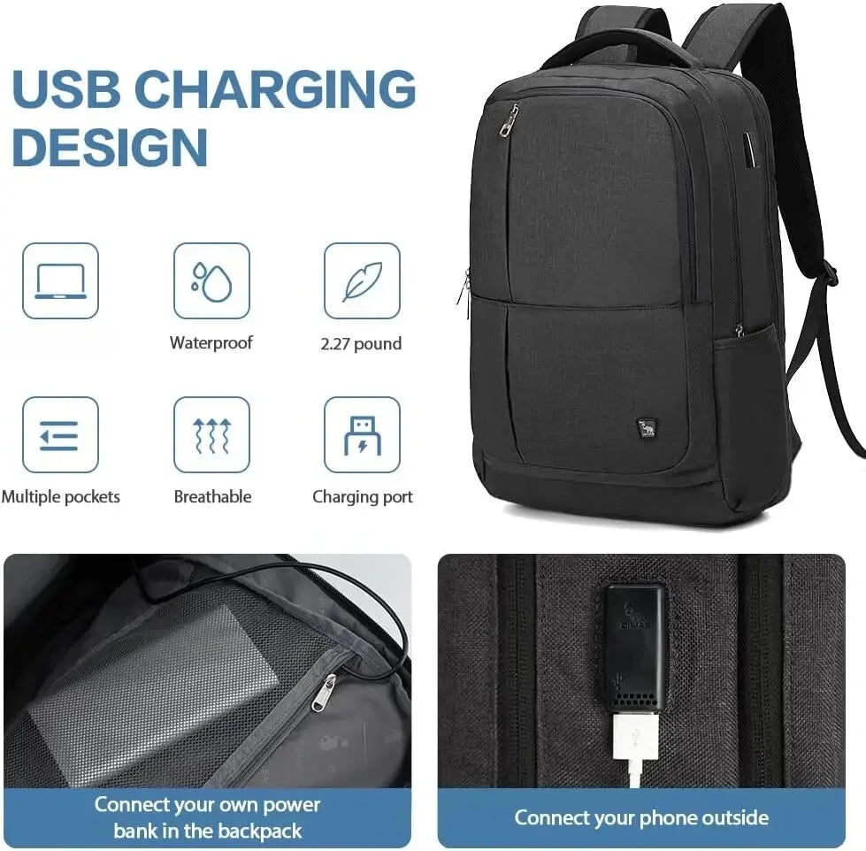 OIWAS 17 Inch Laptop Backpack With USB Charging