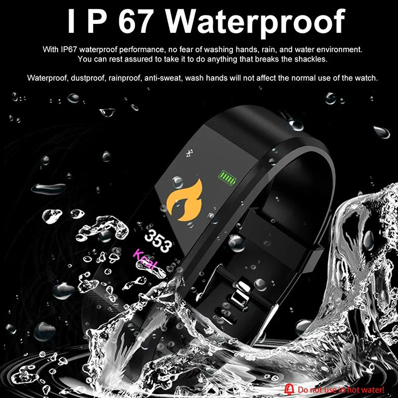 ONEMIX Sport Pedometers All Compatible Smart Bracelet Waterproof