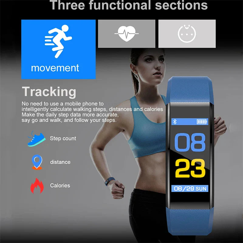 ONEMIX Sport Pedometers All Compatible Smart Bracelet Waterproof