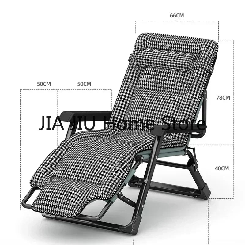 Office Beach Chaise Lounge Relaxing Folding Balcony Lazy