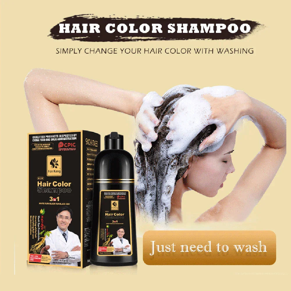 Organic Permanent Hair Shampoo to Dye canas Women