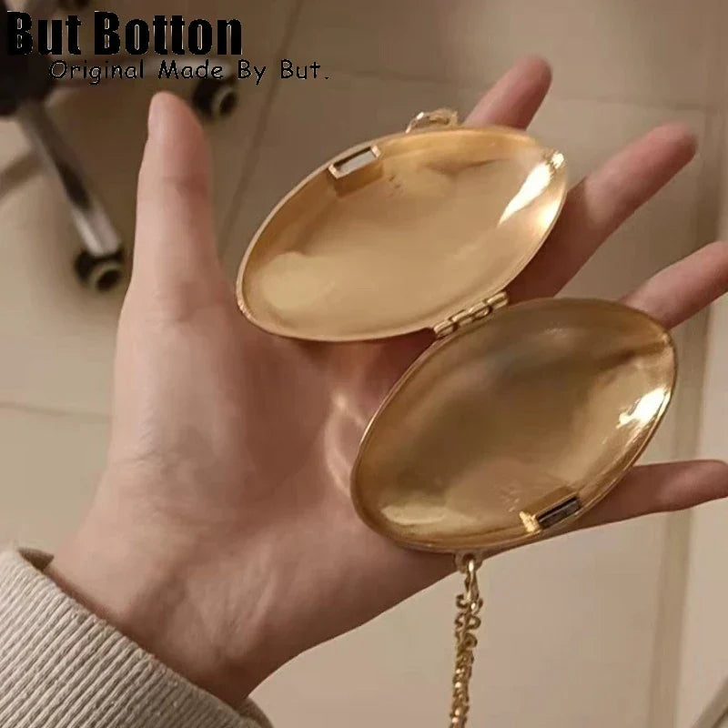 Original Fashion Silver Small Shell Bag Women girl