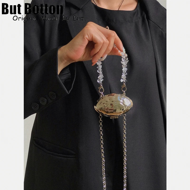 Original Fashion Silver Small Shell Bag Women girl