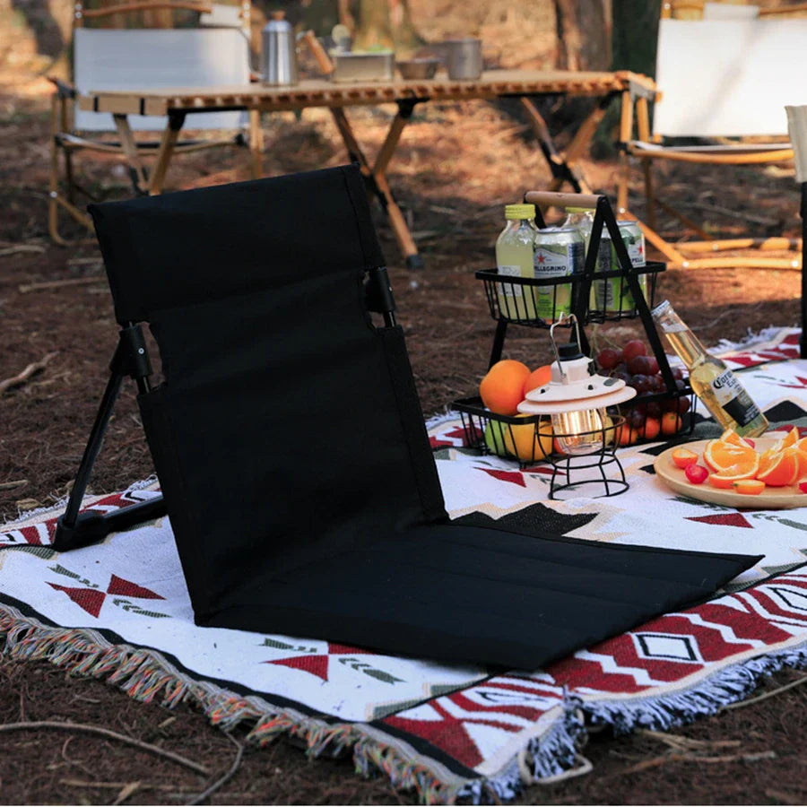 Outdoor Foldable Camping Chair Garden Park Single Lazy