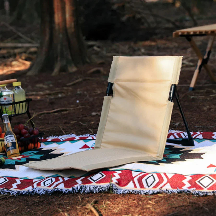 Outdoor Foldable Camping Chair Garden Park Single Lazy