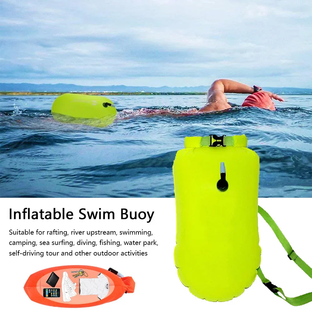 Outdoor Safety Swimming Buoy Multifunction Swim Float Bag